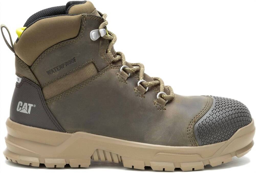 NEW CATERPILLAR women's accomplice x waterproof steel toe work boots in mermaid/